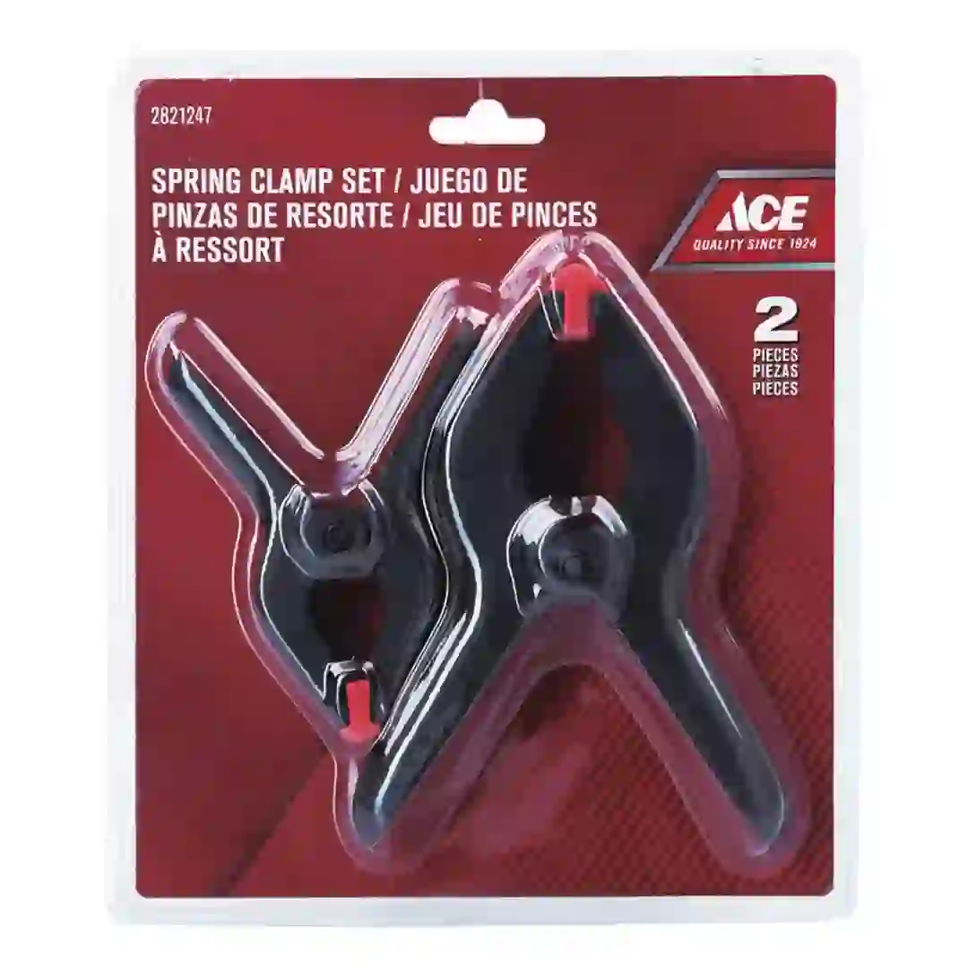 Ace Plastic Spring Clamp Set (2 Pc.)