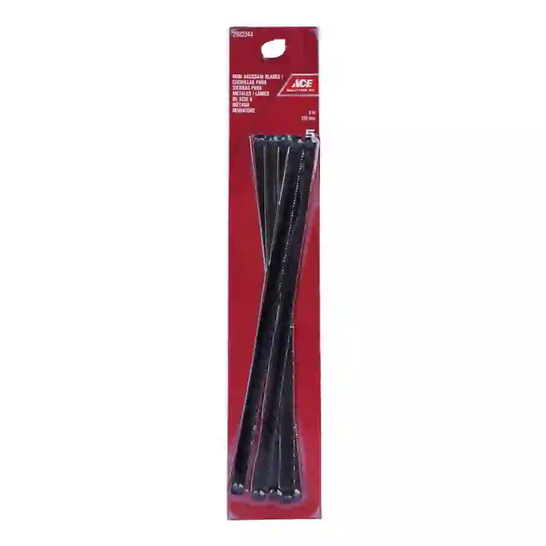 Ace Mini Hacksaw Blade Pack (15.2 cm, 5 Pc.)