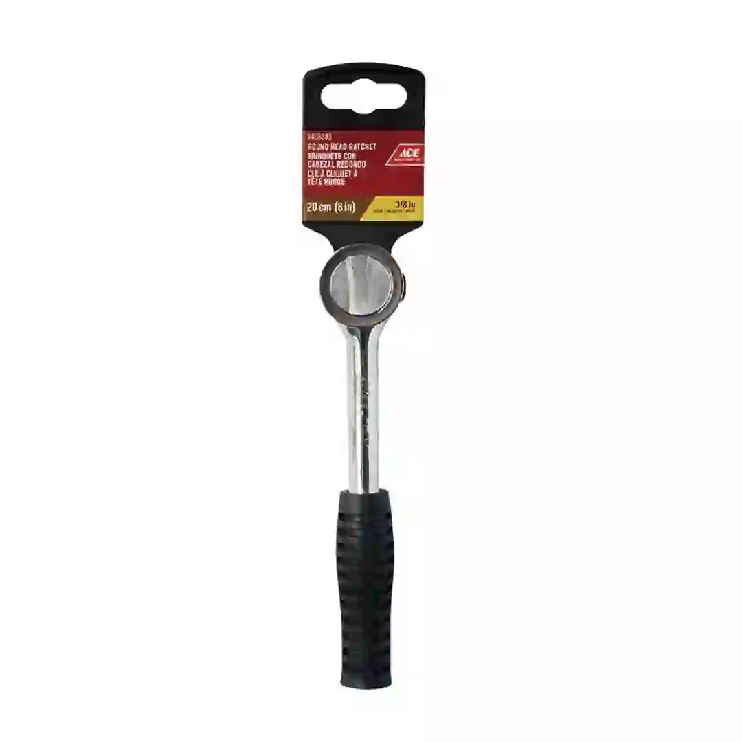 Ace Steel Standard Round Head Ratchet (18 x 3.5 x 3.5 cm)