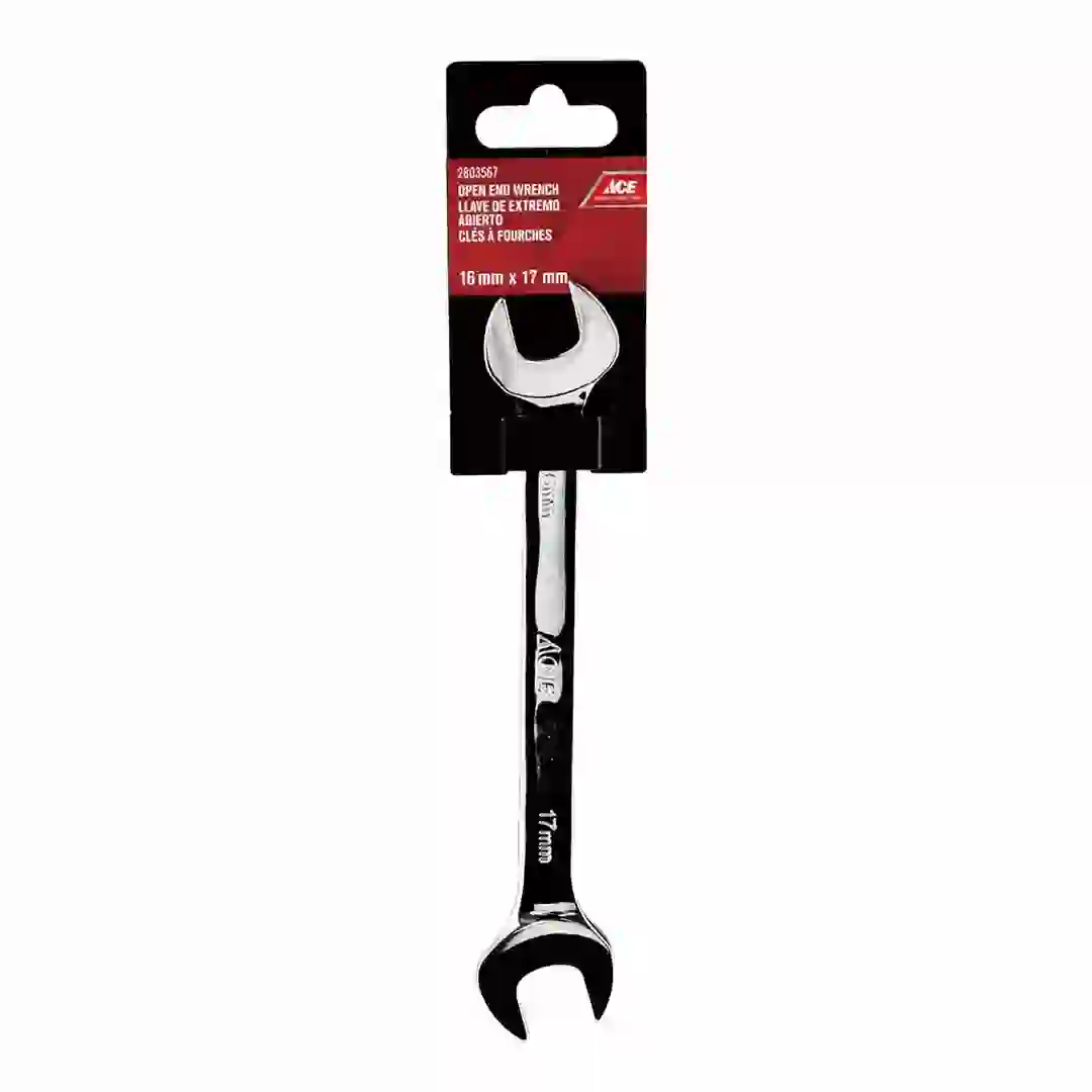 Ace Steel Double Open End Wrench (16 x 17 mm)