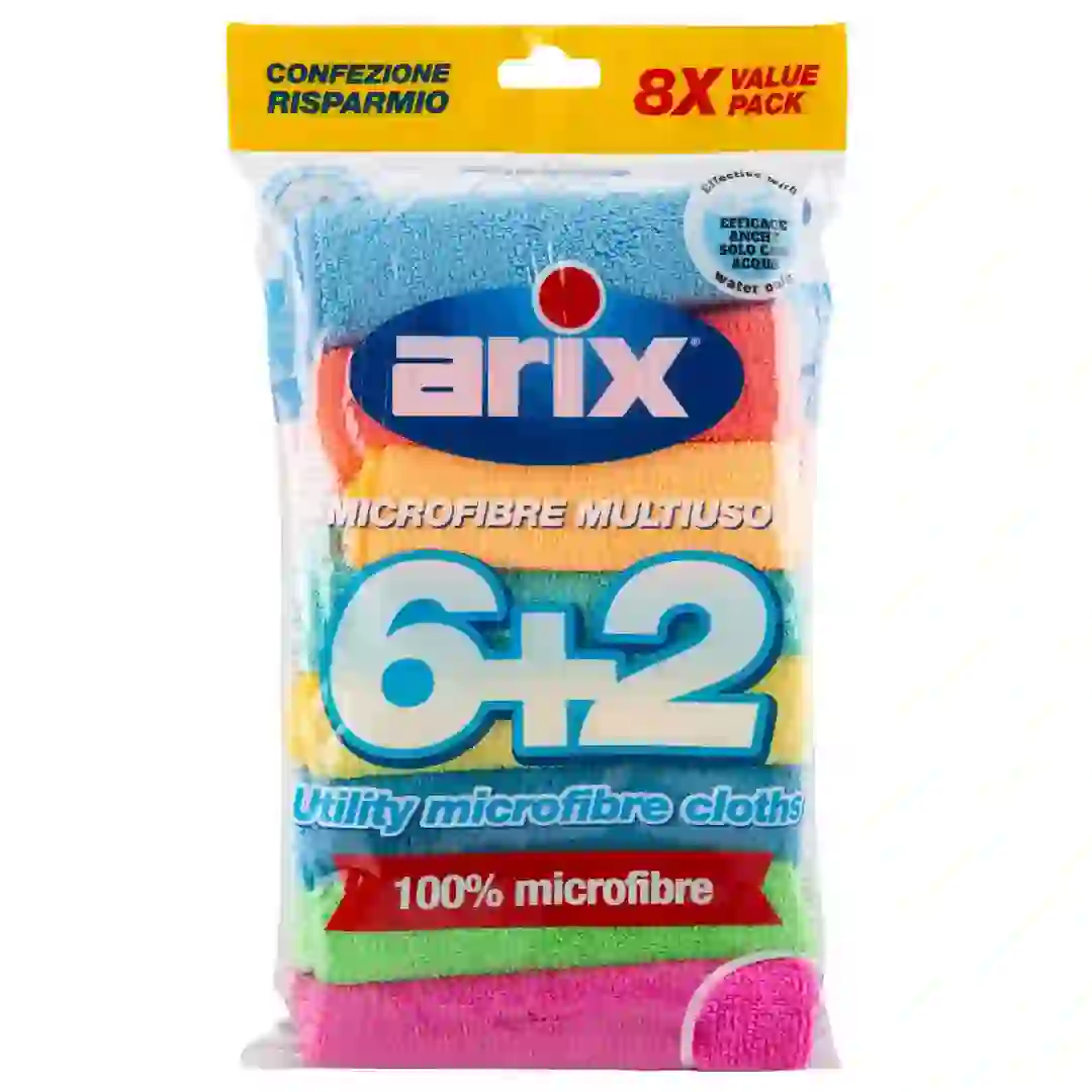 Arix Microfiber Utility Cloth Value Pack (8 Pc.)