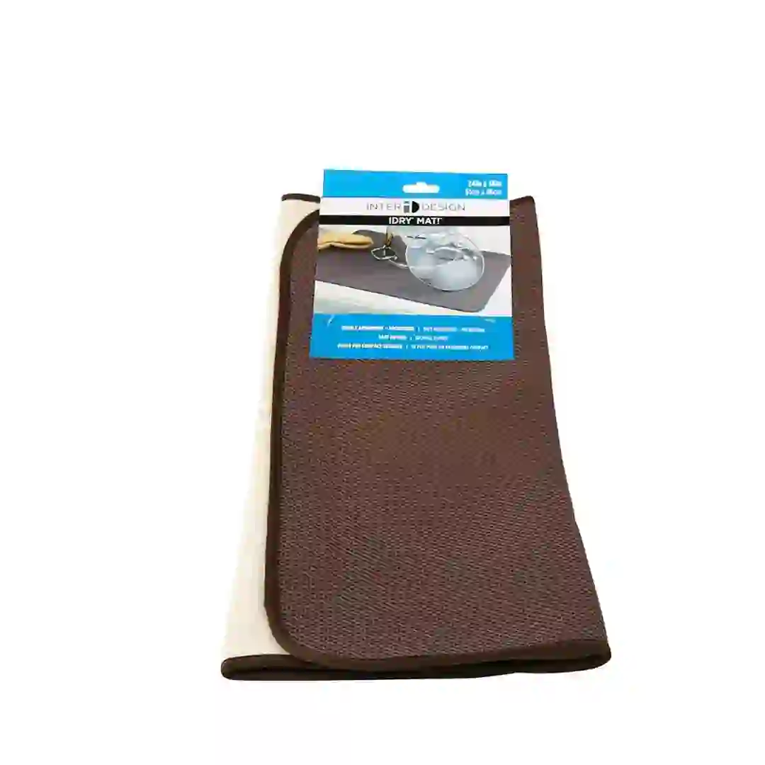 Interdesign iDry Kitchen Mat X-Large (61 x 45.7 cm, Gray)