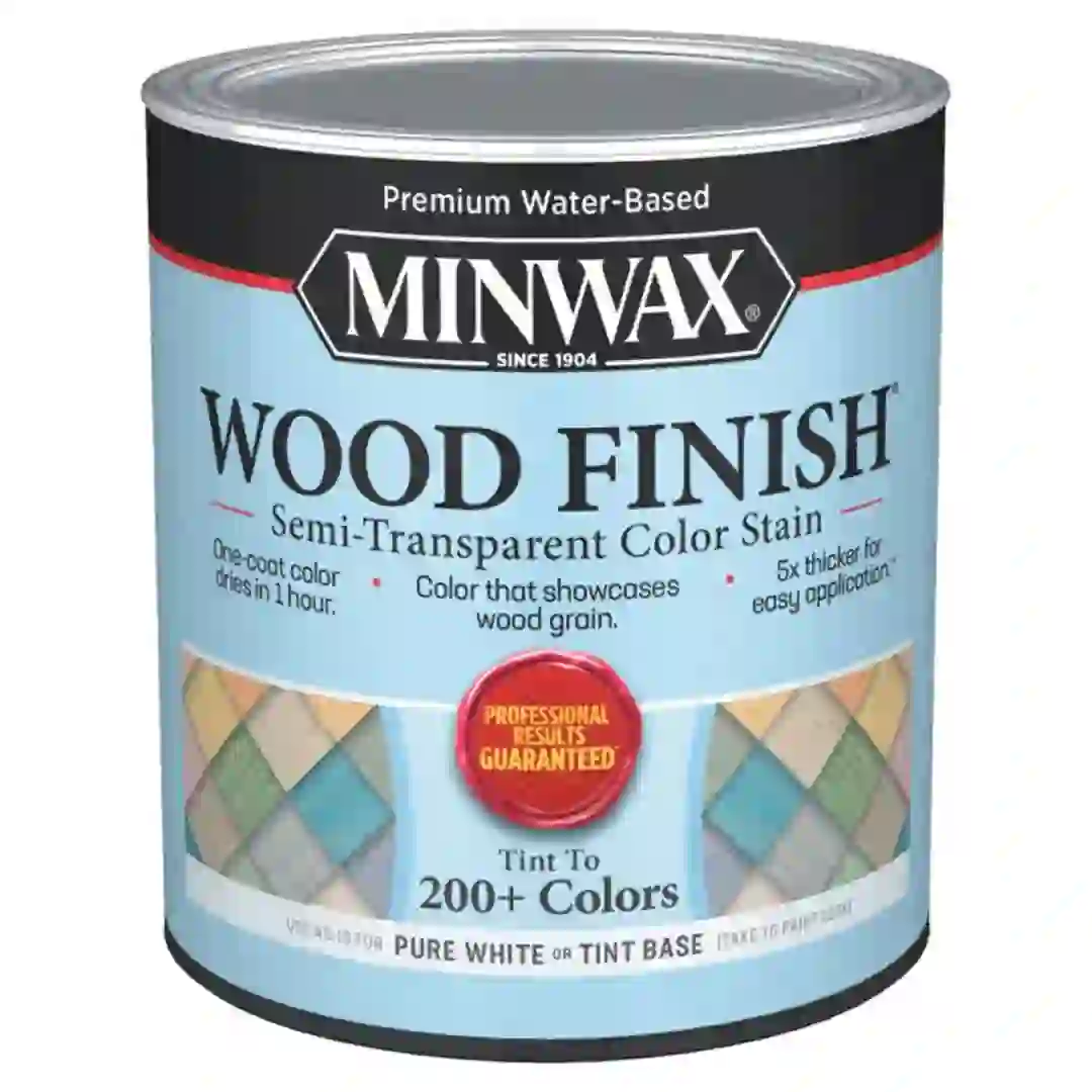 Minwax Wood Finish Semi-Transparent Color Stain (946 ml, Pure White)