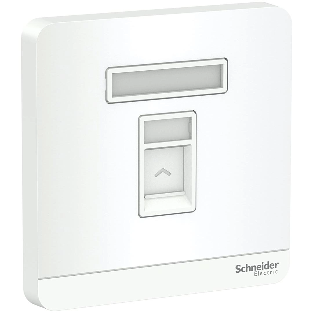 Schneider Electric AvatarOn 1 Gang Keystone Wall Plate (8.6 x 8.6 x 3.17 cm)