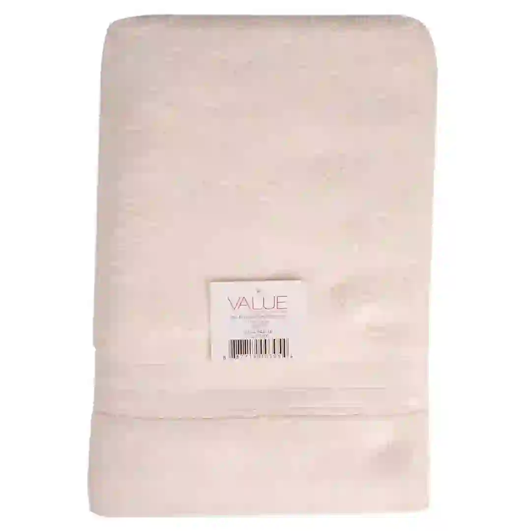 Truebell Value Cotton Bath Towel (70 x 140 cm, Ivory)