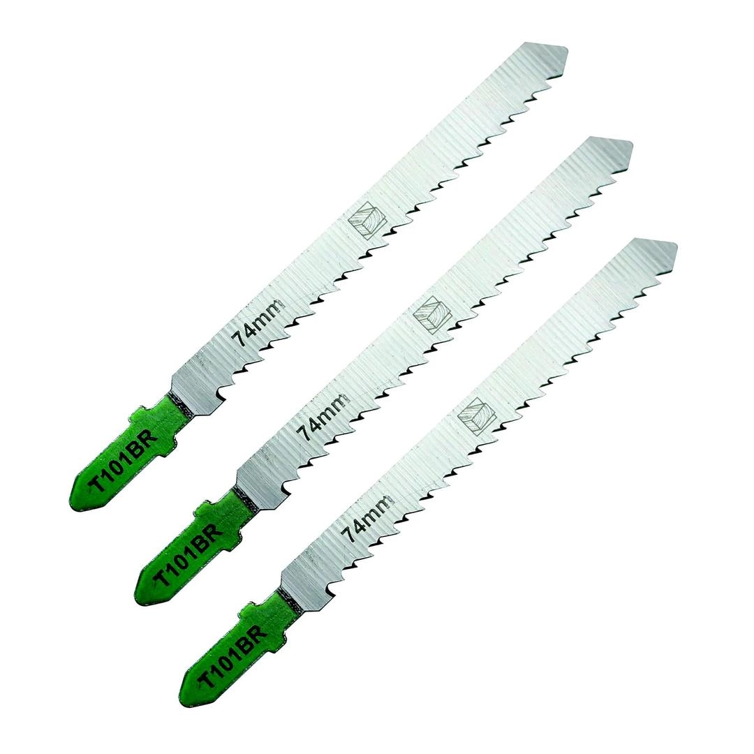 Universal Steel T-Shank Jigsaw Blade Pack for Wood (3-30 mm, 3 Pc.)