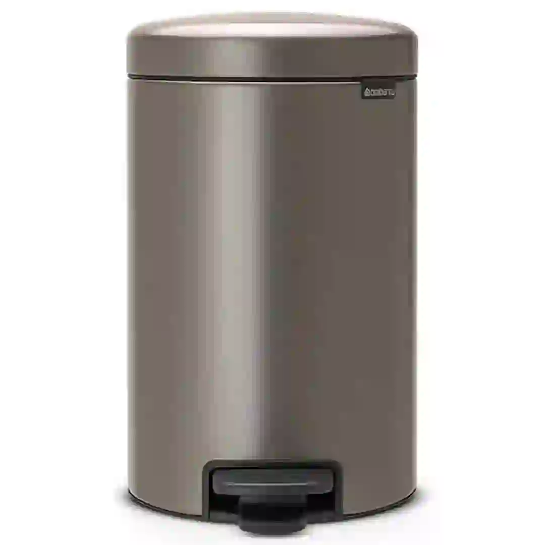 Brabantia NewIcon Pedal Bin (34 x 25 x 41 cm, Platinum)