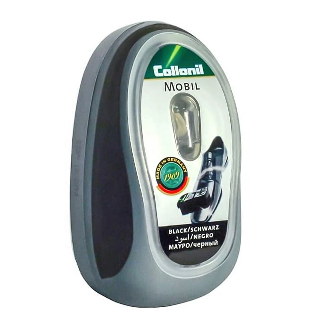 Collonil Sponge with Liquid (12 cm, Pack of 2, Black)