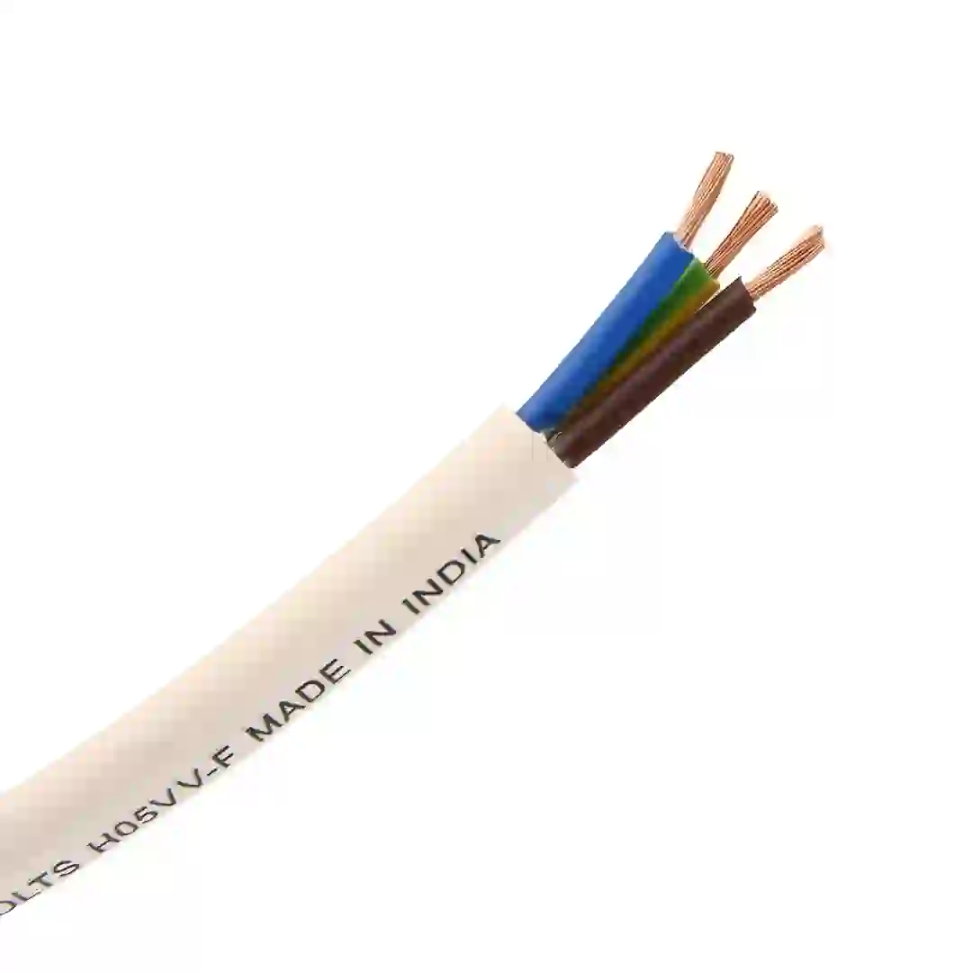 Oshtraco 3-Core Flexible Copper Cable Roll (2.5 mm x 1 m, Sold Per Meter)