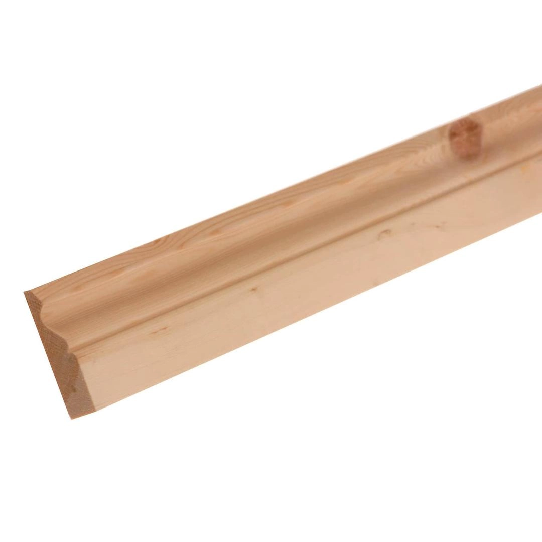 GoodHome Planed Natural Pine Ogee Softwood Architrave (19.5 x 69 mm x 2.1 m)