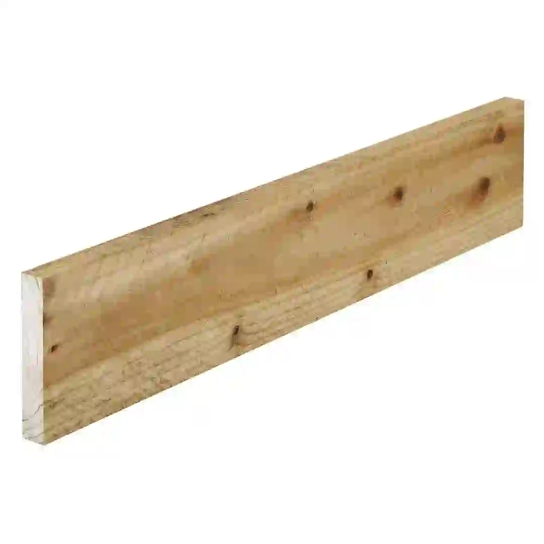 Treated Rough Sawn Whitewood Timber (22 x 125 x 1800 mm)