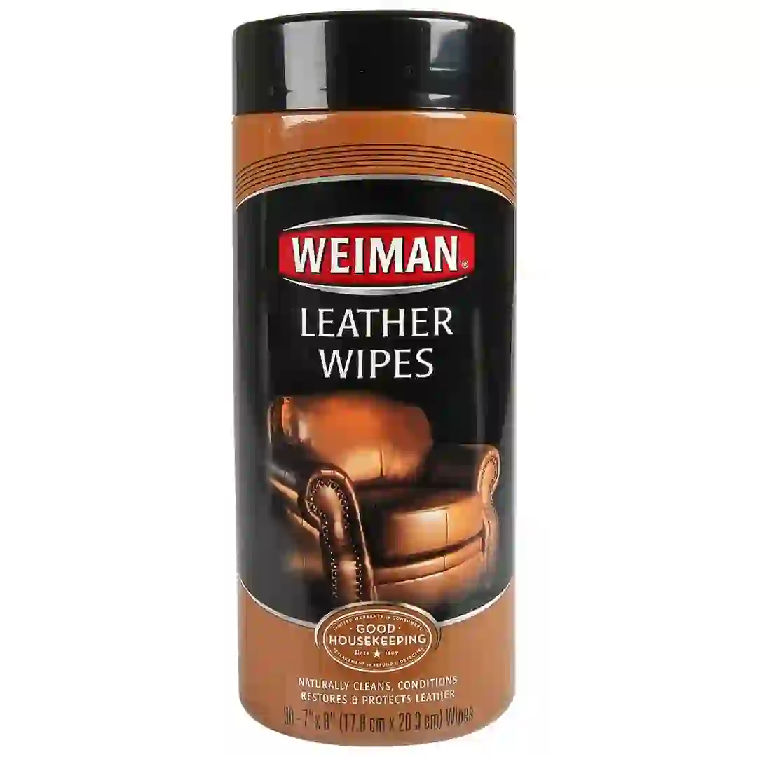 Weiman Leather Wipes (18 x 20 cm, Pack of 30)