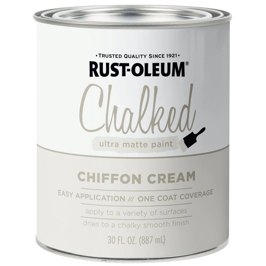 Rust-Oleum Chalked Ultra Matte Paint (887 ml, Chiffon Cream)