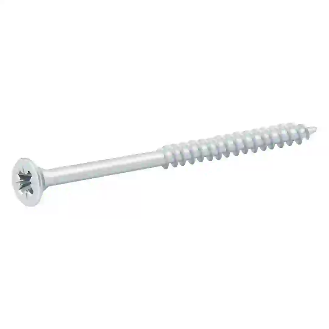 Diall Zinc-Plated Carbon Steel Wood Screw Pack (5 x 80 mm, 20 Pc.)