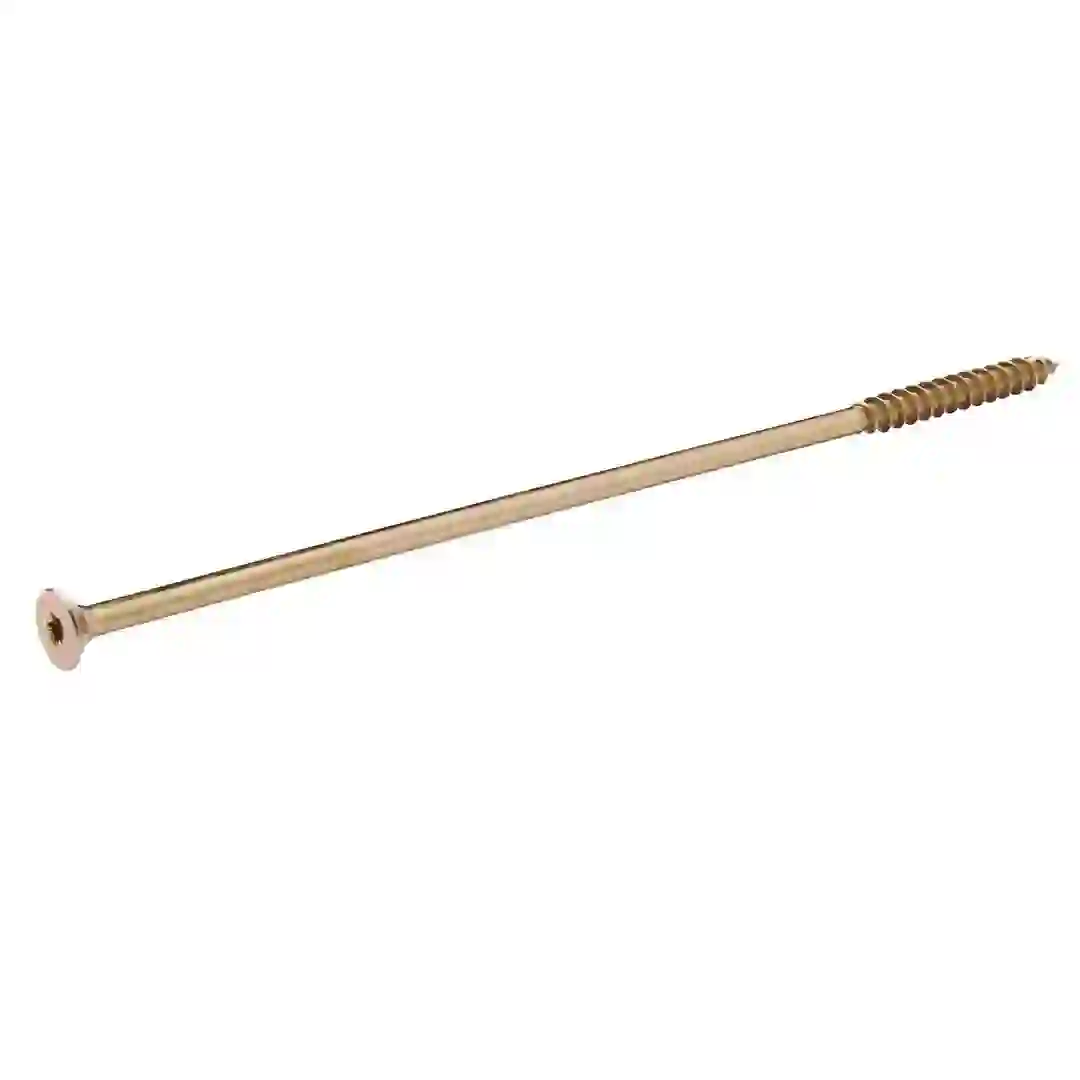 Diall Zinc-Plated Steel Pan Head Wood Screw (10 x 300 mm)