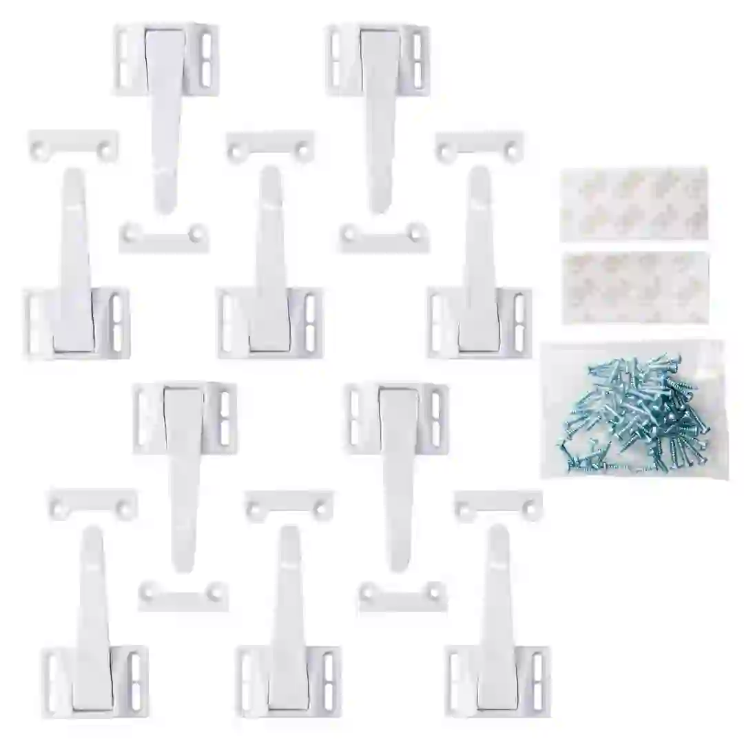 North States Toddleroo Plastic Cabinet & Drawer Latch Pack (10 Pc.)