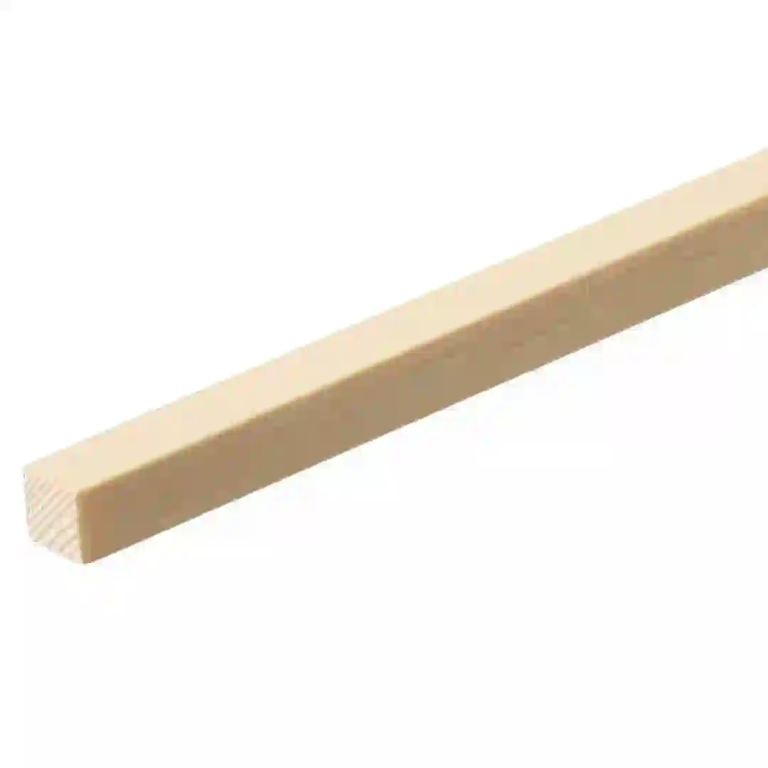 Cheshire Mouldings Smooth Square Edge Pine Stripwood (15 x 15 x 900 mm)
