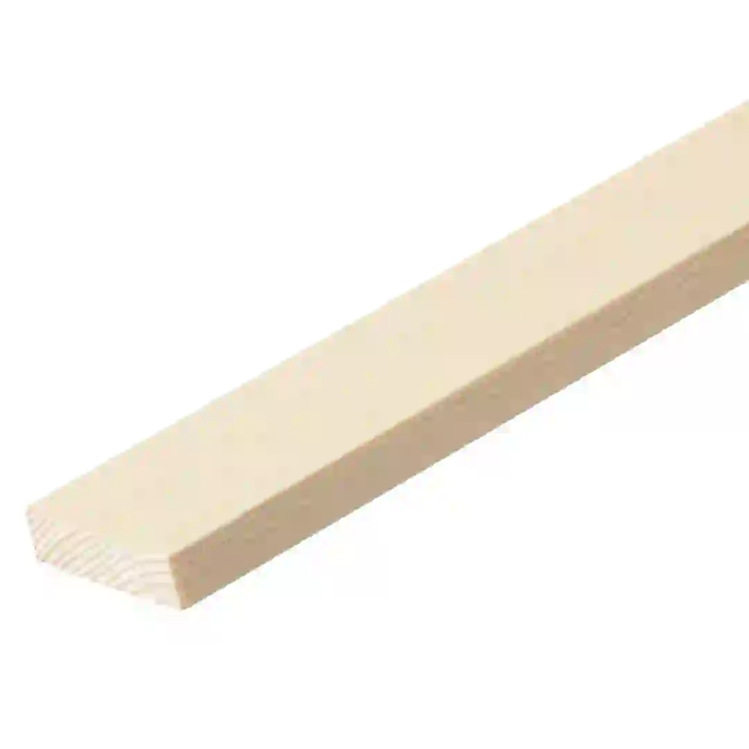 Cheshire Mouldings Smooth Square Edge Pine Stripwood (10.5 x 68 x 900 mm)