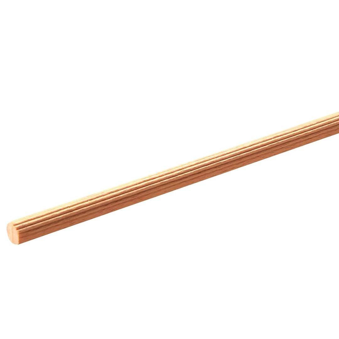 Beech Fluted Dowel (8 x 1000 mm)