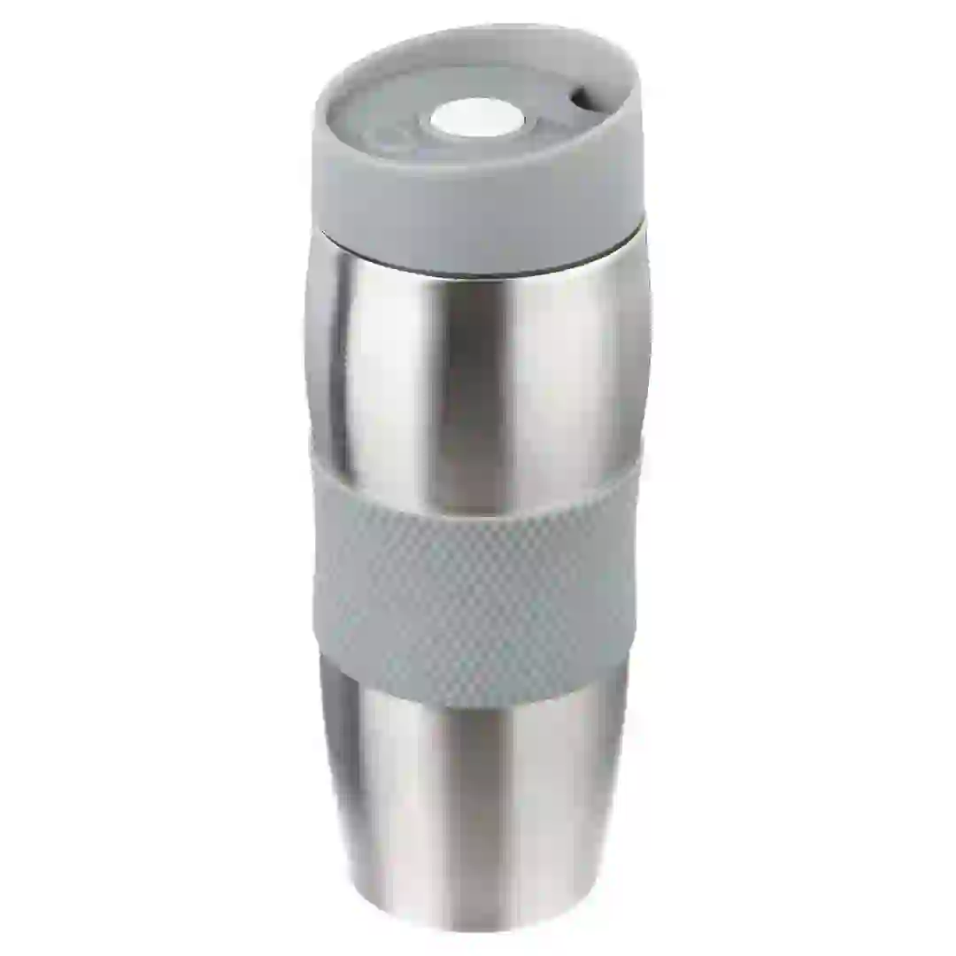 5Five Stainless Steel Insulated Travel Mug (350 ml, Gray)