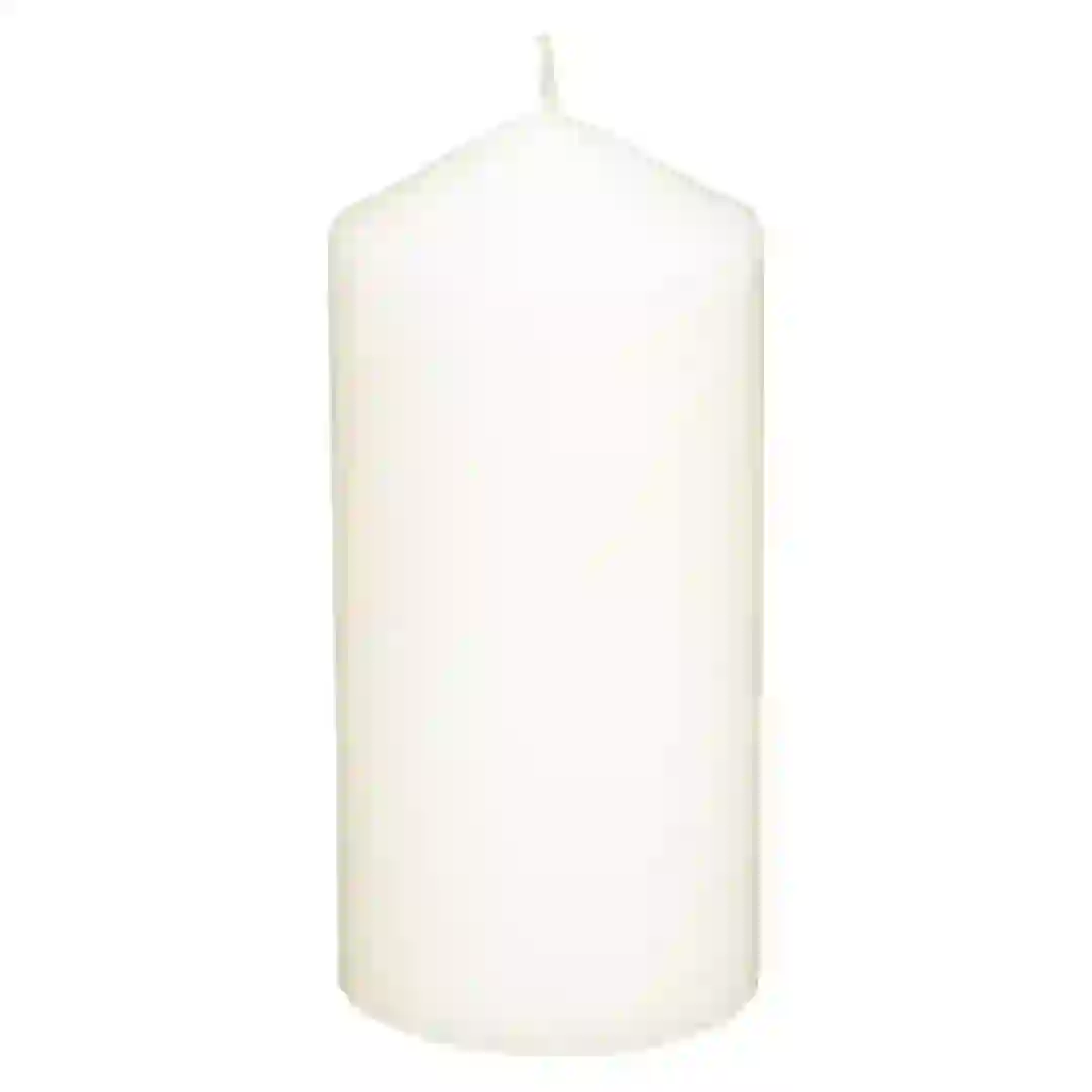 Comptoir de la Bougie Hugo Wax Pillar Candle (6.8 x 14 cm, Ivory)