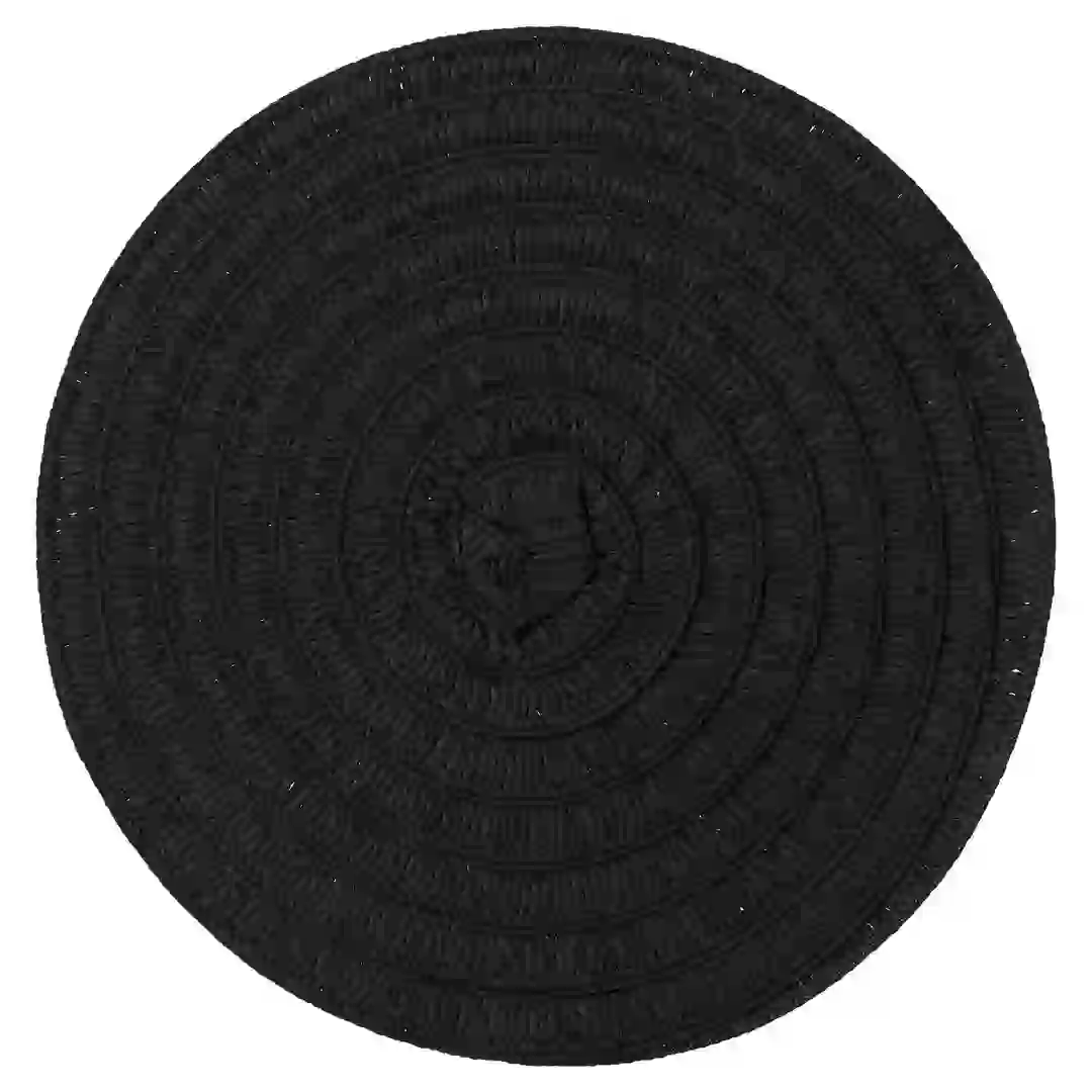 SG Olivia Braided Placemat (38 x 0.3 cm, Black)