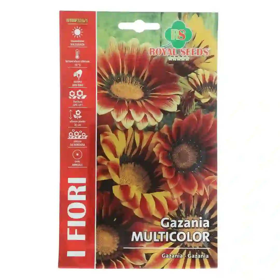 Royal Seeds Multicolor Gazania Seed Pack