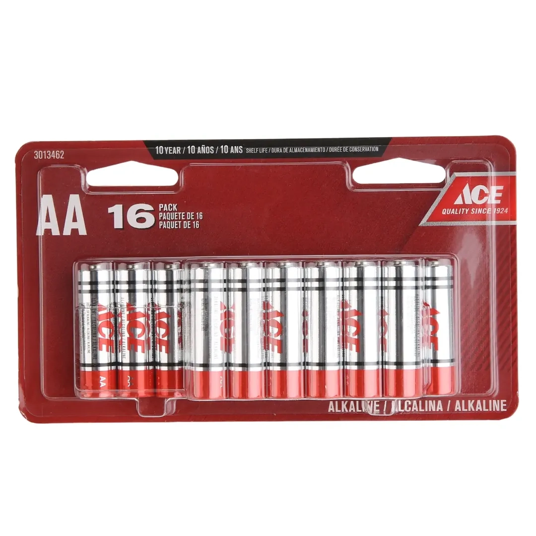 ACE AA Alkaline Battery Pack (16 Pc.)