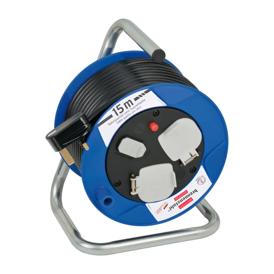 Brennenstuhl Garant 2-Way Compact Cable Reel W/USB Sockets (15 m)