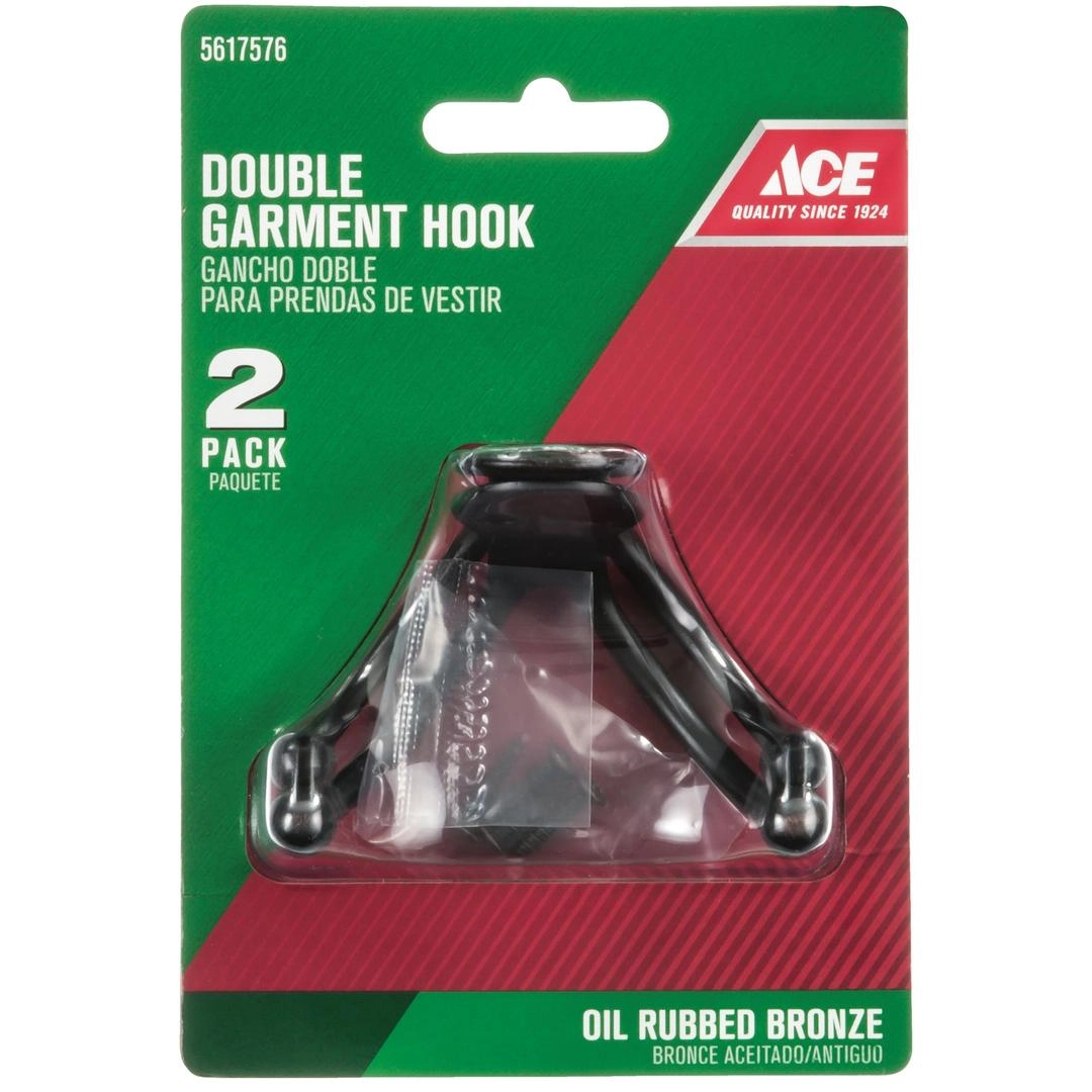 Ace Metal Double Garment Hook (4 cm, 2 Pc.)