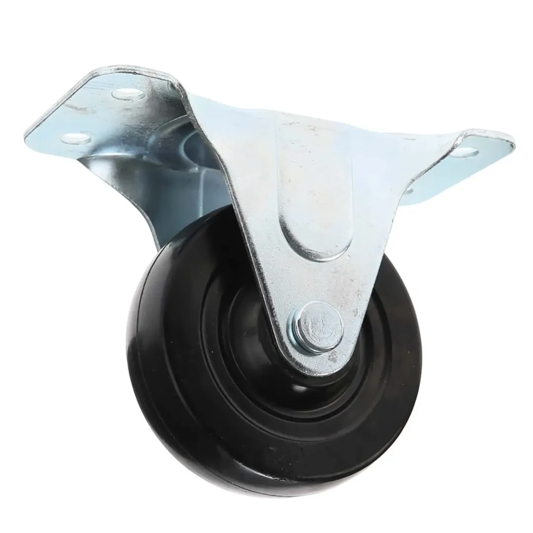 Ace Swivel Soft Rubber Industrial Use Caster Plate (10.16 cm)