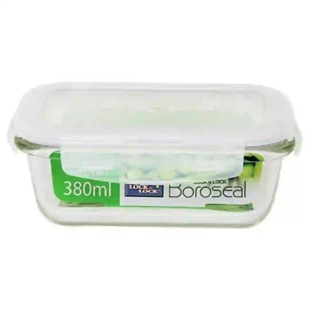 Lock & Lock Boroseal Rectangle Glass Container (5.7 x 15 x 11, Clear)